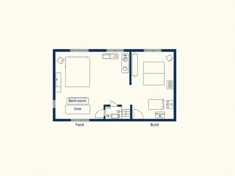1 Bedroom Residence floor plan